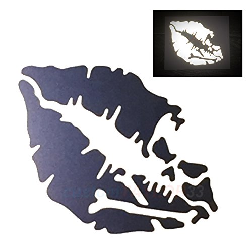 Death Kiss Decal (Black)