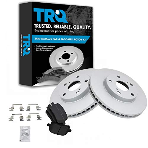 TRQ Semi-Metallic Front Brake Kit (Toyota/Lexus)