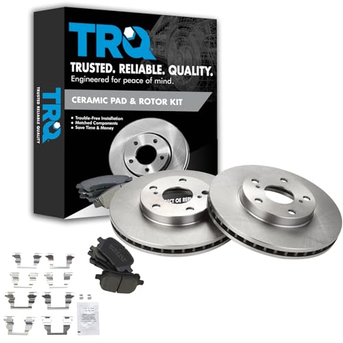 TRQ Front Brake Pad & Rotor Kit