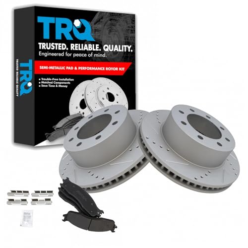 TRQ Front Performance Brake Pad & Rotor Kit (Ram 2003-08)
