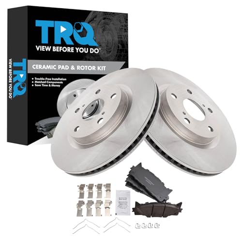 TRQ Front Brake Pad and Rotor Set (Camry/ES)