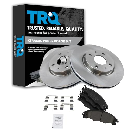 TRQ Ceramic Front Brake Kit (Ford Focus)