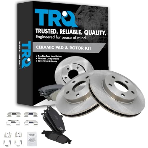 TRQ Front Brake Pad & Rotor Kit (GM fit)
