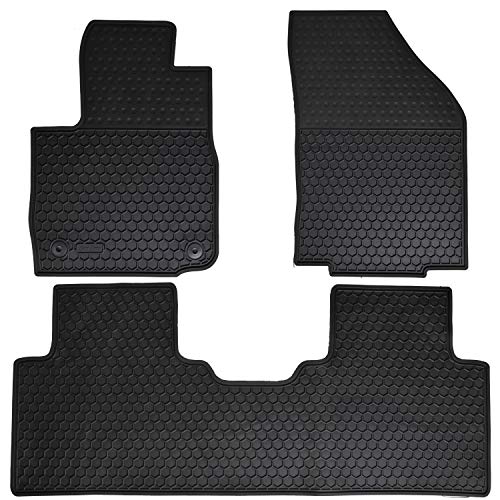 Car Floor Mats Custom Fit for Chevrolet Chevy Equinox/GMC Terrain 2018 2019 2020 2021 2022 2023 2024 Odorless Washable Rubber All Weather Floor Liners