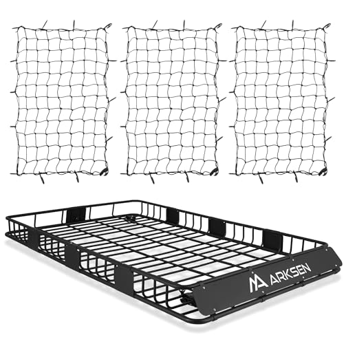 ARKSEN Roof Rack Cargo Basket