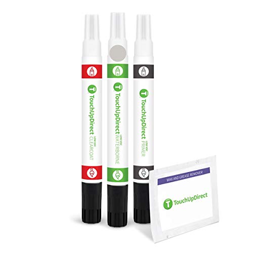 TouchUpDirect GAN/WA636R Quicksilver Metallic Compatible with Chevrolet Exact Match Touch Up Paint Combo - Preferred Kit