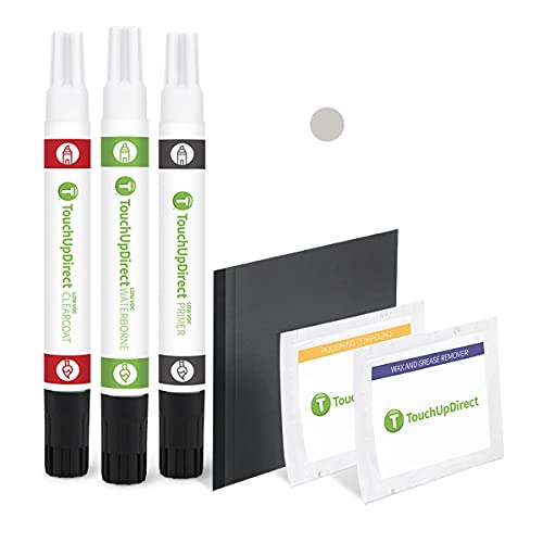 TouchUpDirect GAN/WA636R Quicksilver Metallic Compatible with Chevrolet Exact Match Touch Up Paint Combo - Platinum Kit