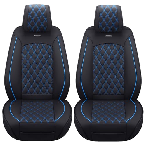 Aierxuan Car Seat Covers Front Set with Waterproof Leather Automotive Vehicle Cushion for Cars SUV Pickup Truck Fit for 2009 to 2025 Ford F150 Carhartt and 2017 to 2025 F250 F350 F450