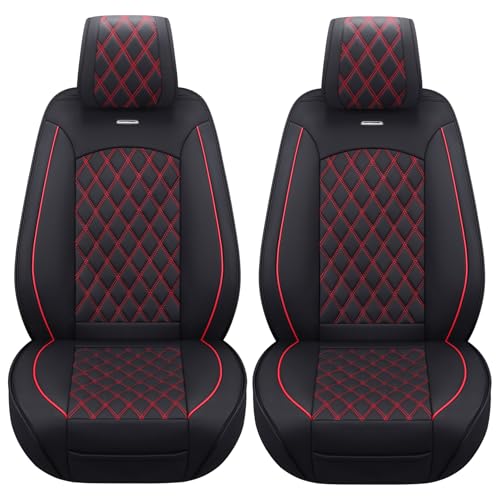 Aierxuan Car Seat Covers Front Set with Waterproof Leather Automotive Vehicle Cushion for Cars SUV Pickup Truck Fit for 2009 to 2025 Ford F150 Carhartt and 2017 to 2025 F250 F350 F450