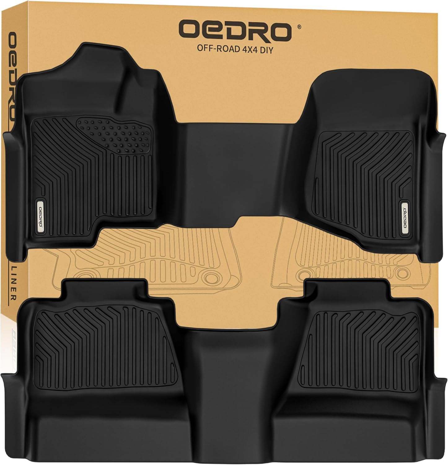 OEDRO TPE Floor Liners for Silverado/Sierra