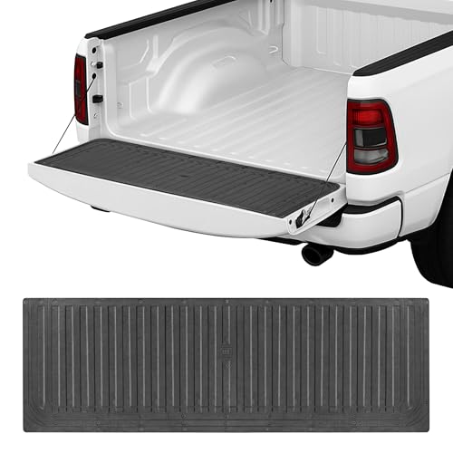 Cat Ultra Tough Heavy Duty Truck Tailgate Mat/Pad/Protector - Universal Trim-to-Fit Extra-Thick Rubber for All Pickup Trucks 62" x 21" (CAMT-1509), Black
