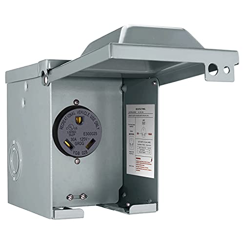 EXCELFU 30 Amp RV Outlet Box