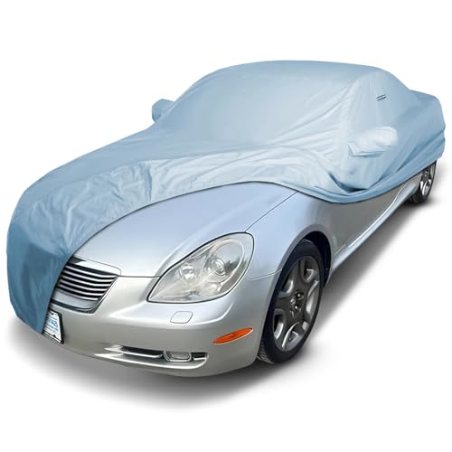 iCarCover Custom Car Cover for Lexus SC Convertible SC430, Waterproof All Weather Rain Snow UV Sun Protector for Automobiles, Automotive Full Exterior Indoor Outdoor Car Cover (Year Fits 2002-2010)