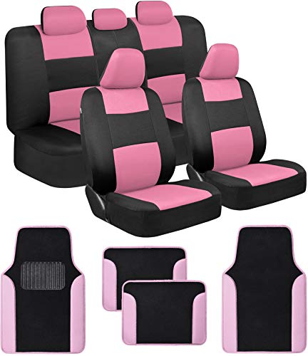 BDK PolyPro Pink Car Seat Covers Full Set