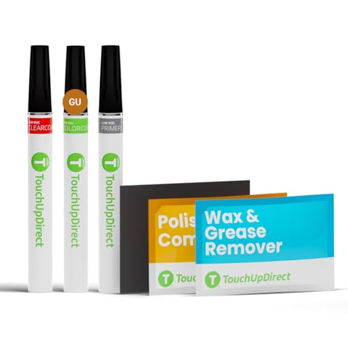 TouchUpDirect GU Saber Compatible with Ford Exact Match Touch Up Paint Brush - Platinum Kit