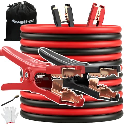 All Road 2 Gauge 20 Ft Jumper Cables