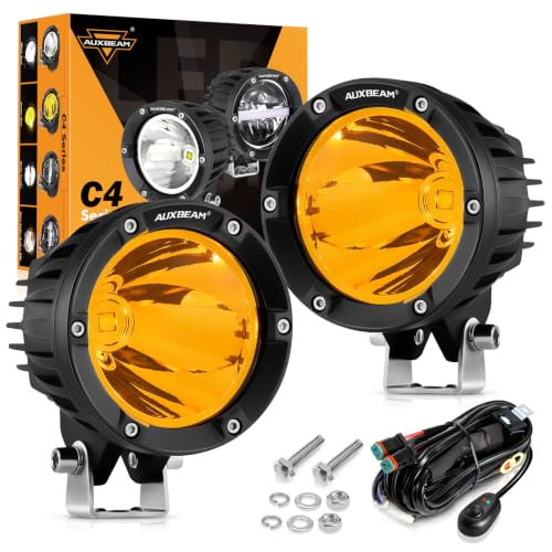 Auxbeam 4" 72W Amber Fog Pods