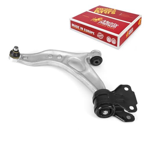 Metrix Premium Chassis Parts - Front Left Lower Control Arm w Ball Joint & Bushing Assembly Fits 2013-2017 Ford C-Max, 2012-2018 Focus, 2019-2022 Transit Connect, Replacement RK622788, Made in Europe