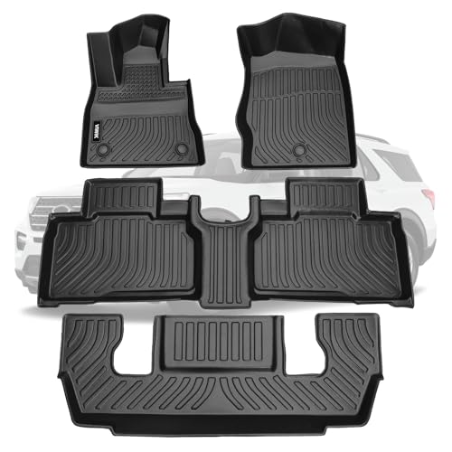 VIWIK Floor Mats for Ford Explorer 6 Seat