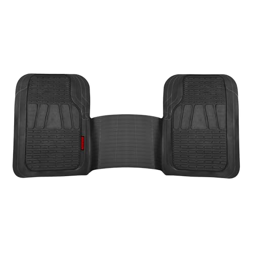 BDK Motor Trend WingRunner Heavy Duty Rubber Rear Floor Mat Liner