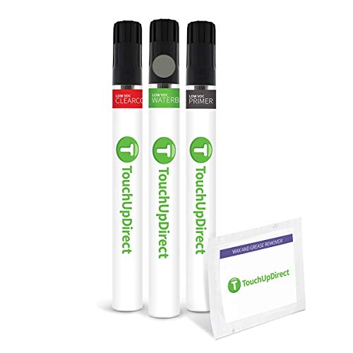 TouchUpDirect PN2BF/SM1240 Liquid Grey Compatible with Ford Exact Match Touch Up Paint Brush - Preferred Kit