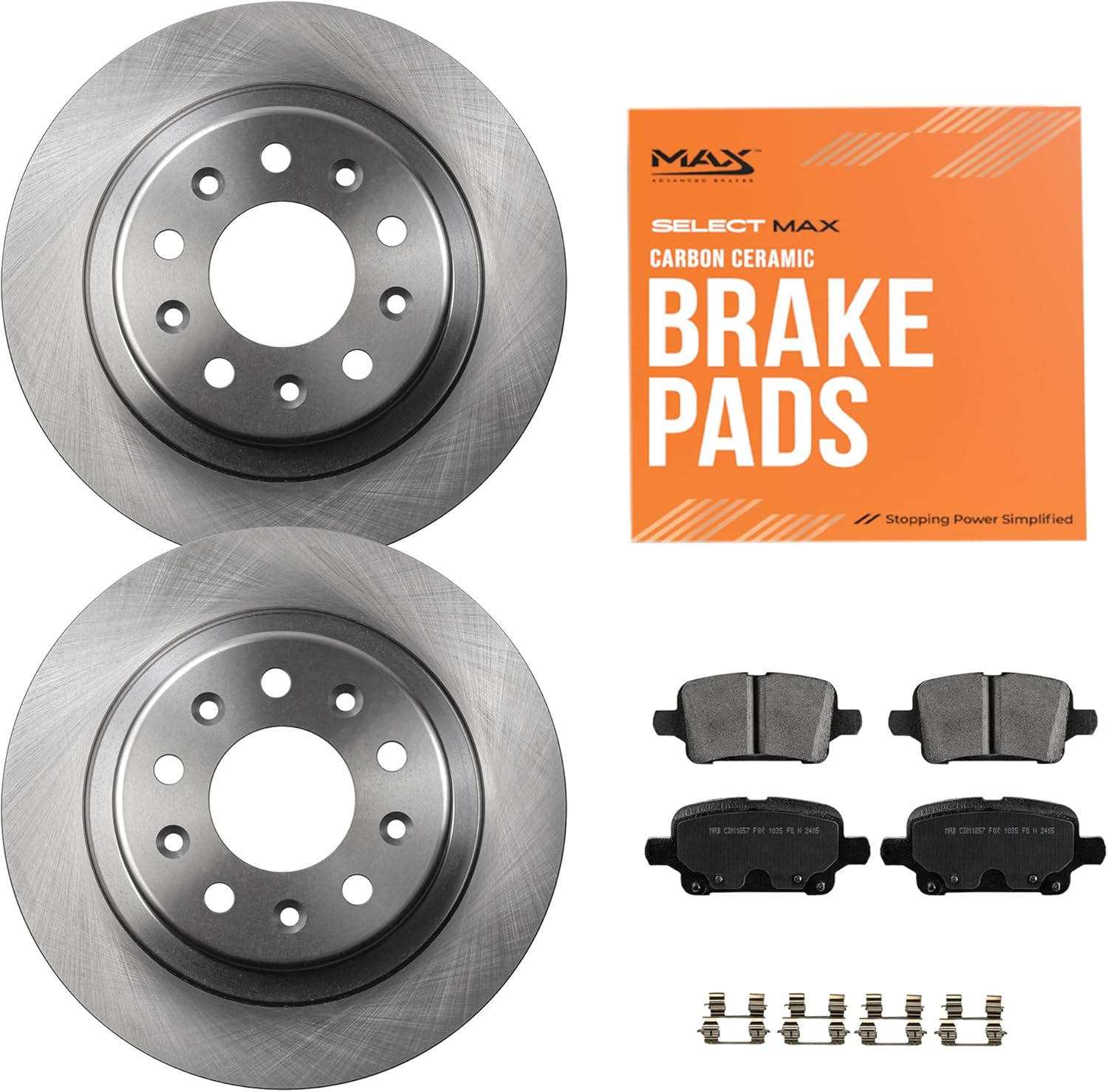 MAX Advanced Brakes Rear Kit (2018-2021 Equinox/Terrain)