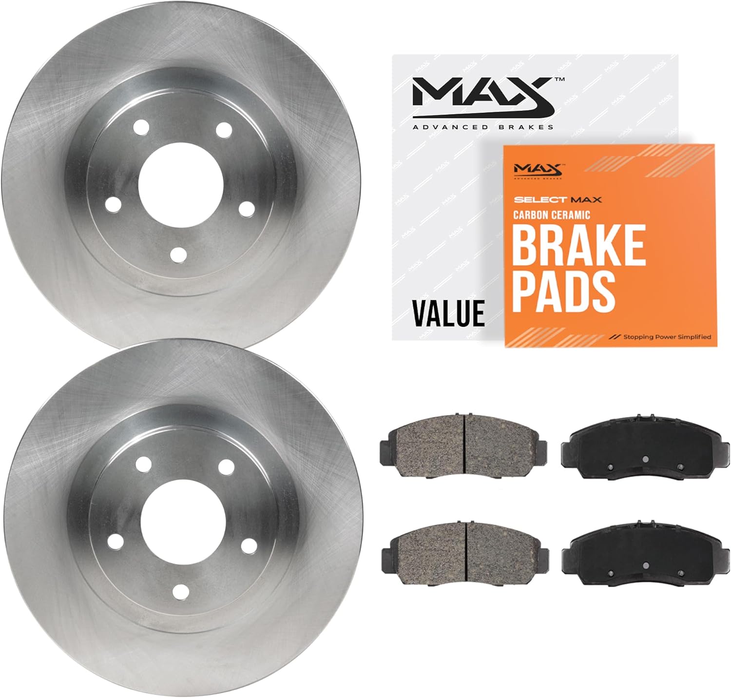 Max Advanced Brakes Rear Brake Kit (Mazda 3/E-Park)