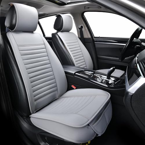 Sunny color Universal Leather Car Seat Covers (Gray)