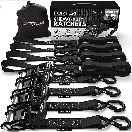FORTEM Ratchet Strap Kit (10ft x 1.5in)