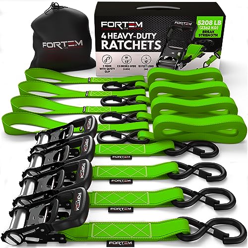 FORTEM Ratchet Strap Kit (10ft x 1.5in)
