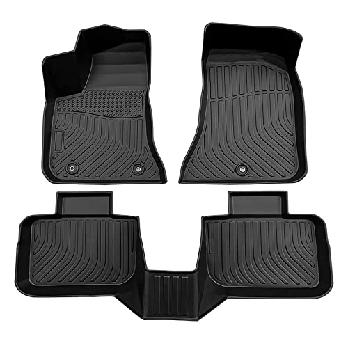 Cartist Custom Fit for Floor Mats 2011-2023 Dodge Charger RWD/Chrysler 300 RWD (NOT for AWD) All Weather Floor Liners 2 Row Heavy Duty TPE Odorless