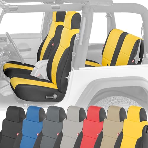 Diver Down Neoprene Seat Cover Set (Yellow)
