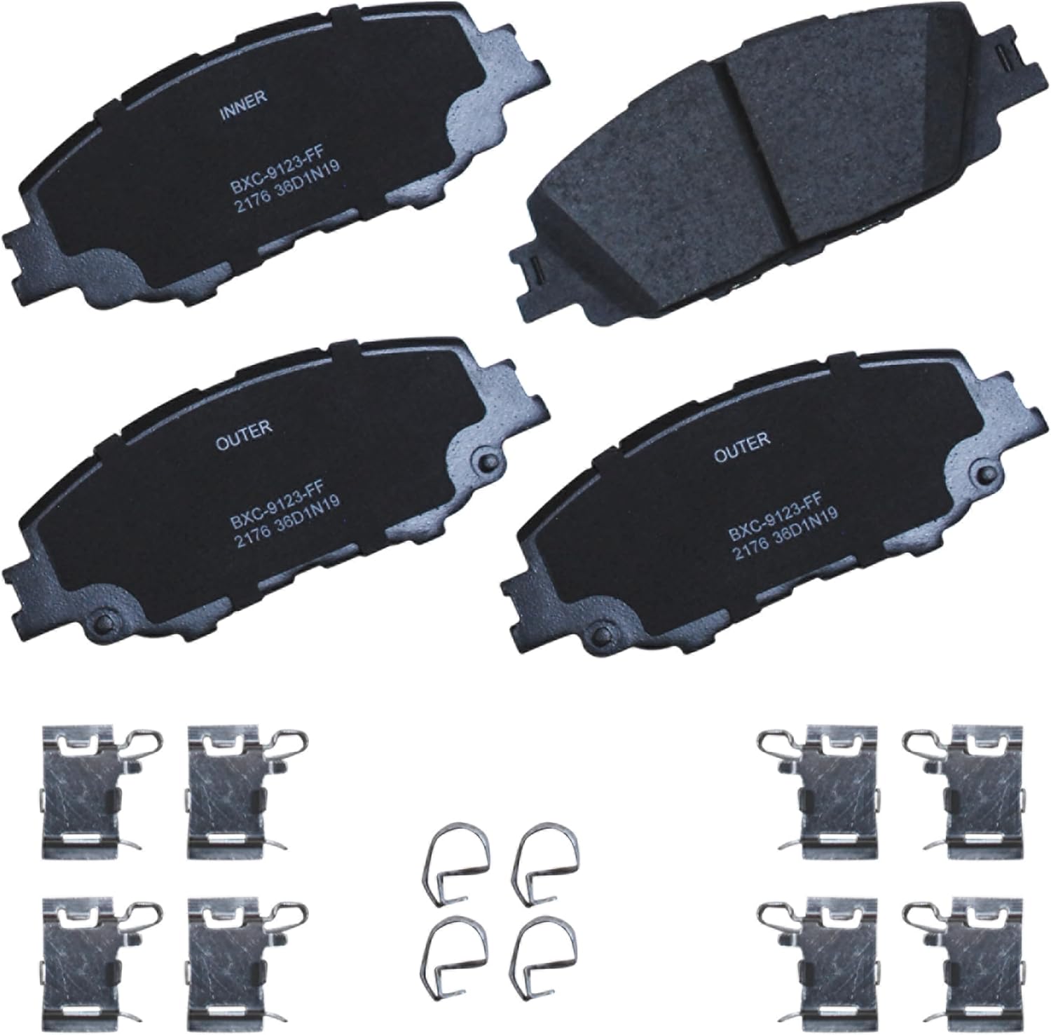 Bendix Premium SBC2176 Ceramic Front Brake Pads