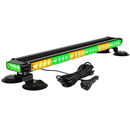 ASPL 29.5" 54 LED Strobe Light Bar (Amber/Green)