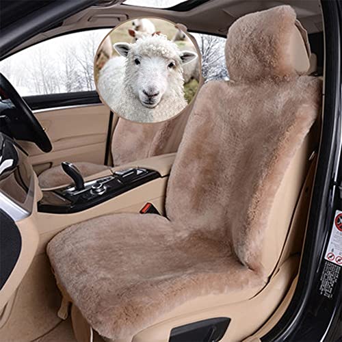 Altlue Real Genuine Sheepskin Seat Cover