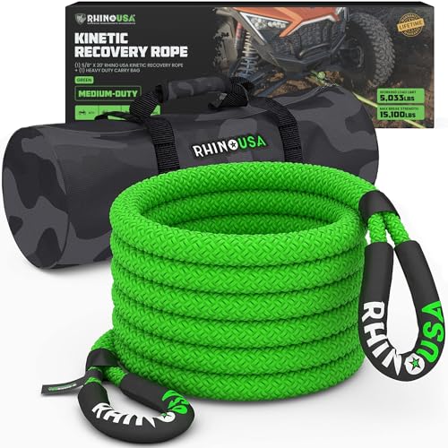 Rhino USA Kinetic Recovery Tow Rope