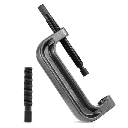 Orion Motor Tech Ball Joint Press Kit, C Frame Press for Ball Joints, U Joints, Brake Anchor Pins, and Wheel Studs, U Joint Removal Tool Set with C Frame Press and 2 Screws for Joint Replacement