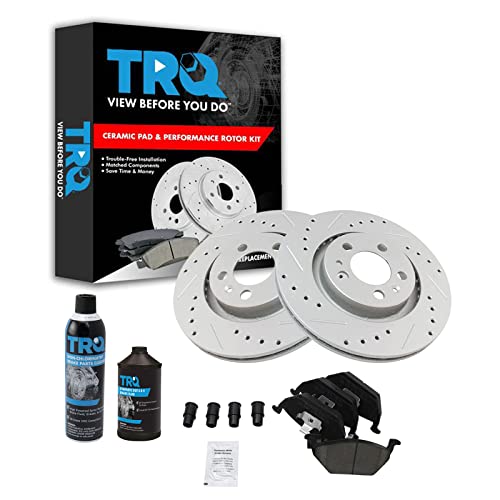 TRQ Front Brake Pad & Rotor Kit (VW Beetle/Golf/Jetta)