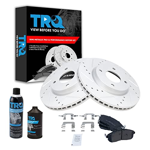 TRQ Performance Semi‑Metallic Kit (Sentra/Cube)