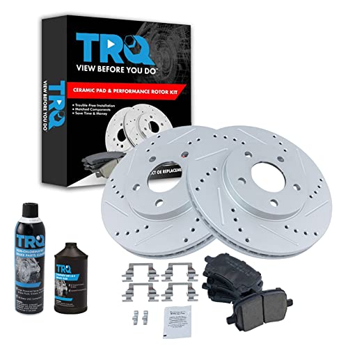 TRQ Front Performance Brake Pad & Rotor Kit (HHR)