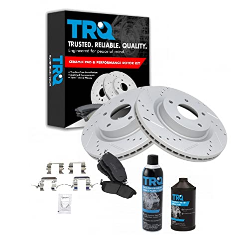 TRQ Front Performance Brake Pad & Rotor Kit (Altima)