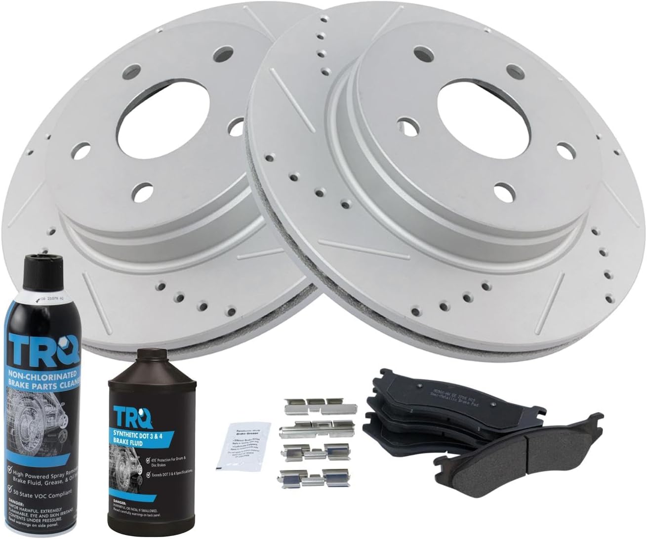 TRQ Semi-Metallic G-Coated Kit (Front)