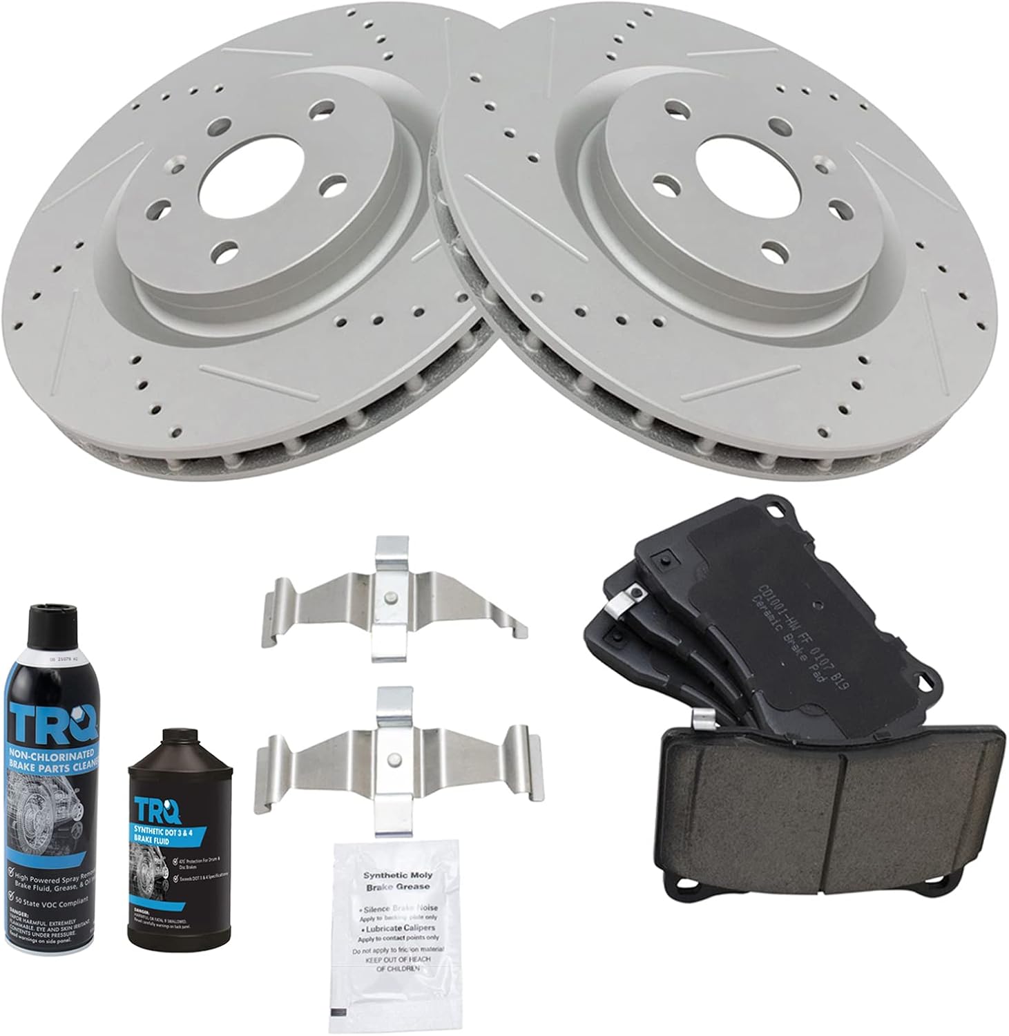 TRQ Front Performance Brake Kit (2012-2013 Buick Regal)