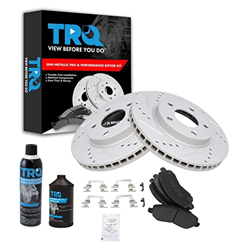 TRQ Front Performance Brake Pad & Rotor Kit (Caliber/Lancer)