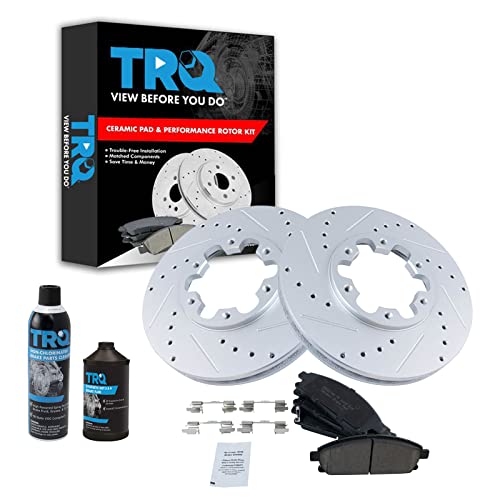TRQ Ceramic G-Coated Rotor & Pad Kit