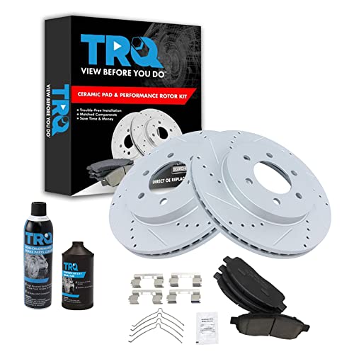TRQ Ford Ceramic Front Performance Kit (G-Coated)