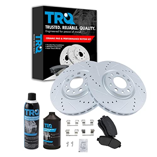 TRQ Ceramic Pad & G-Coated Rotor Kit (Budget)