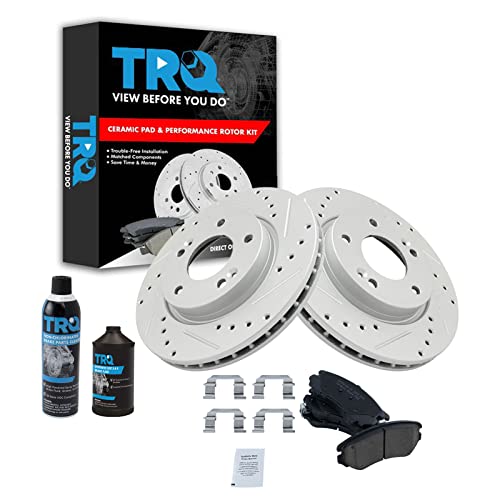 TRQ Ceramic Pad & G-Coated Rotor Kit (Mid-Range)