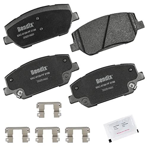 Bendix Priority1 CFC2198 Ceramic Front Brake Pads for Hyundai Santa Fe 2020-2019