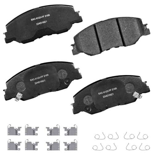 Bendix Premium SBC2185 Ceramic Front Brake Pads for Honda Civic 2023-2022, Insight 2022-2019